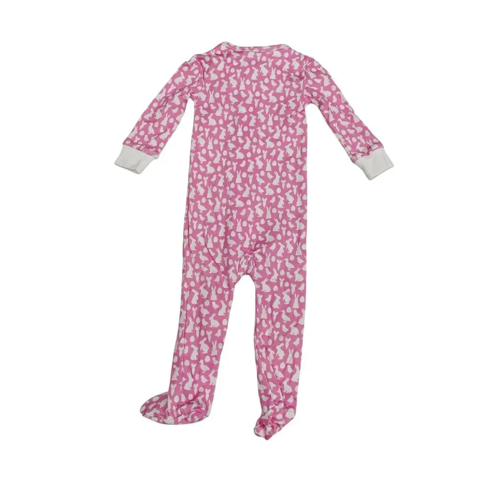 NWT Lila & Hayes 3-6M Parker Zippy in Easter Time Pink